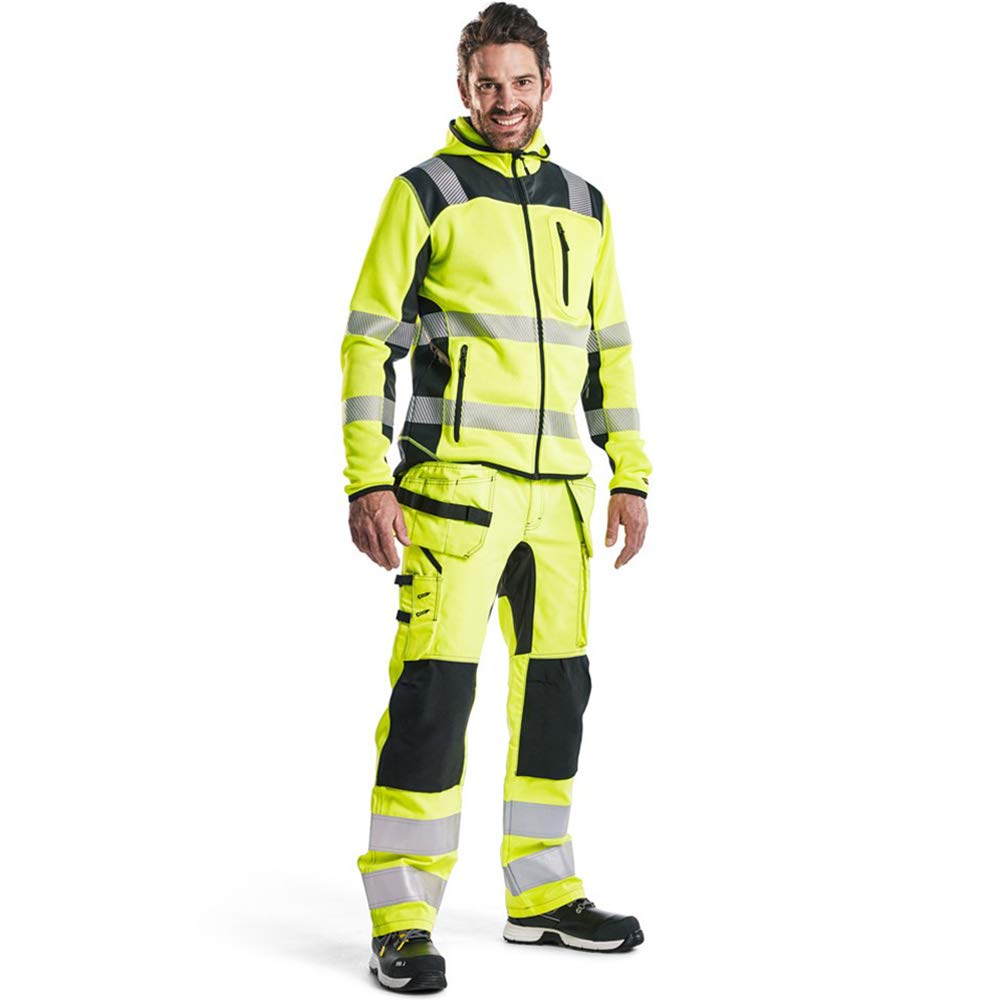 Blaklader 15521811 Hochsichtige Hose mit Stretch, gelb/ schwarz, grootte C146 C146 Yellow / Black, C