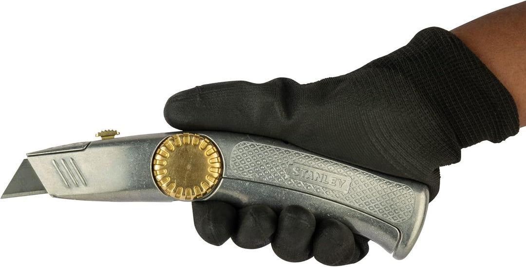 Stanley Fatmax Messer PRO 0-10-819 (mit einziehbarer Klinge, 205 mm Länge, robustes Zinkdruckgehäuse