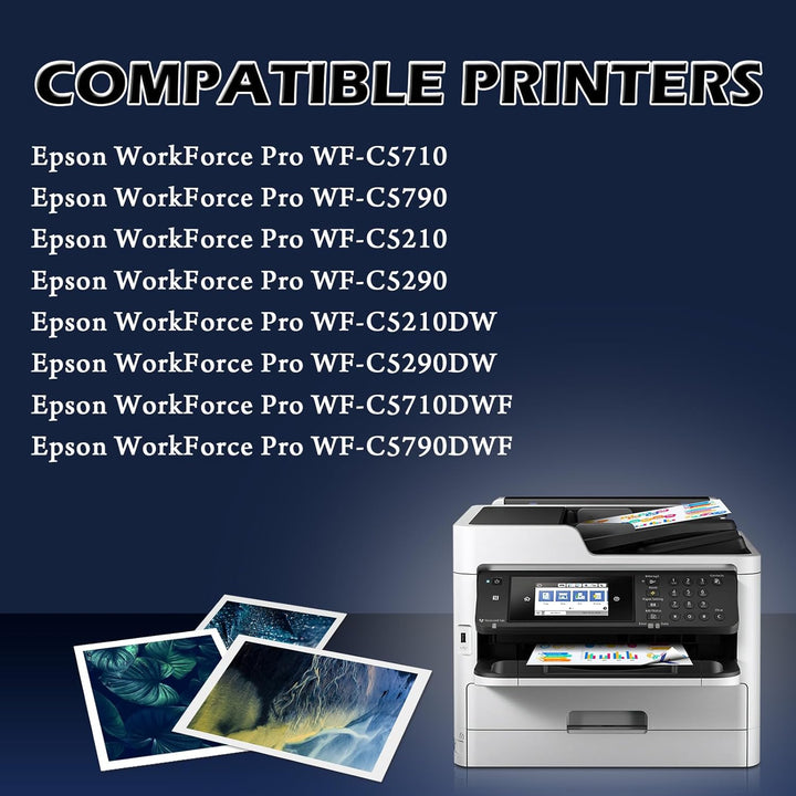 DOUBLE D T9451 T9452 T9453 T9454 für Epson T9451-T9454 kompatibel mit Epson Workforce Pro WF-C5710DW