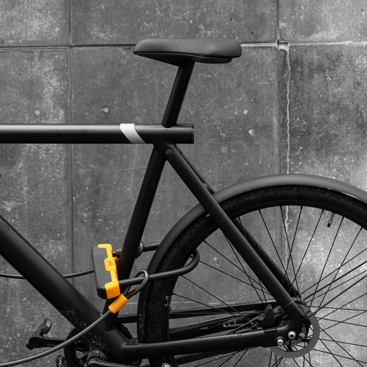 VINZ Maipo Fahrradschloss ø16mm | Bügelschloss mit 1,5m Schlaufenkabel für Fahrrad Mountainbike E-Bi