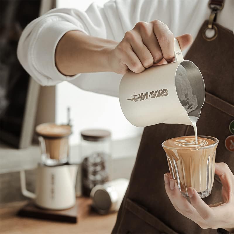MHW-3BOMBER Espresso Milchkännchen Milk Pitcher 500ml Milchschaumtank Espresso Milchschaumtank Edels