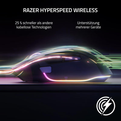 Razer Basilisk V3 Pro - Anpassbare kabellose Gaming-Maus mit Razer HyperScroll Tilt Wheel (Focus Pro