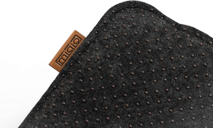 Miqio Design Sitzkissen Rechteckig aus Filz mit Antirutschnoppen | Nachhaltig aus recycelten PET Fla