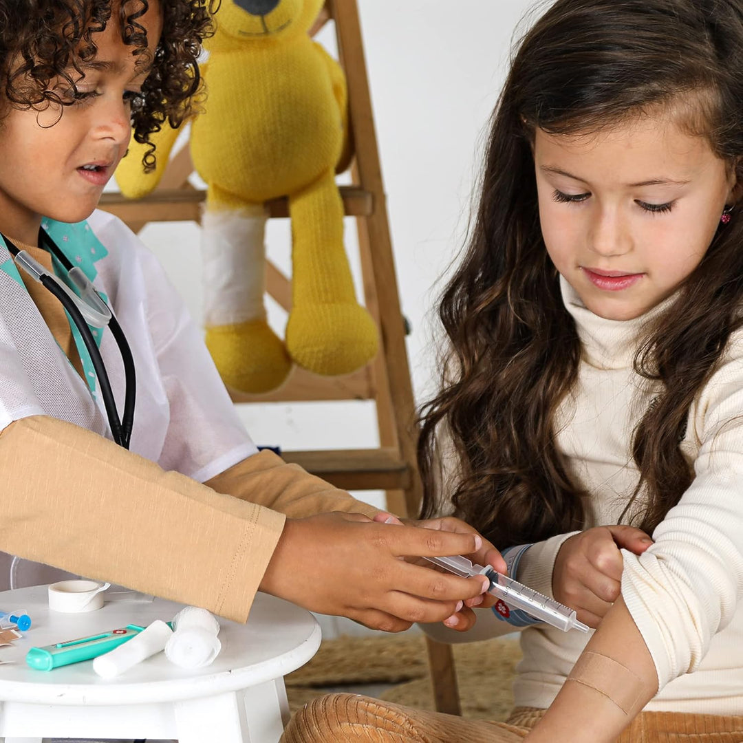 SES Creative 18011 Mega Doktor Set für Kinder - Interaktives Rollenspiel und Lernspielzeug Mega Arzt
