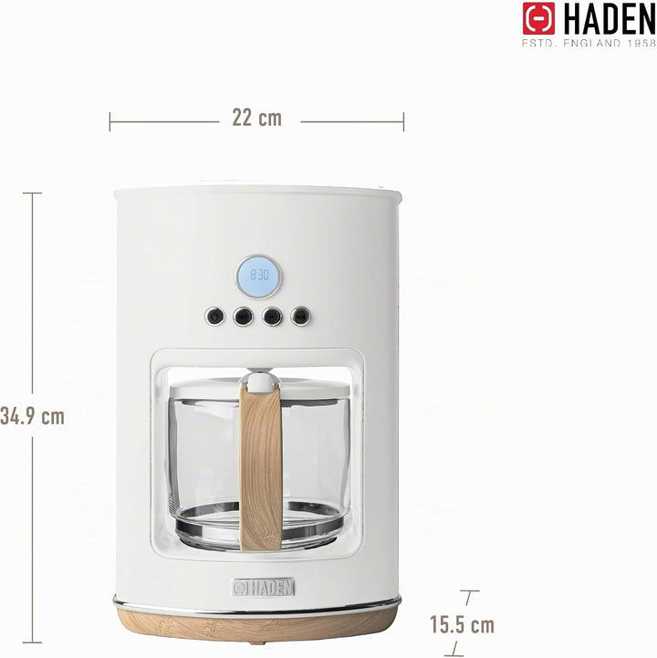 HADEN Kaffemaschine Dorchester White 1,5 l, weiss