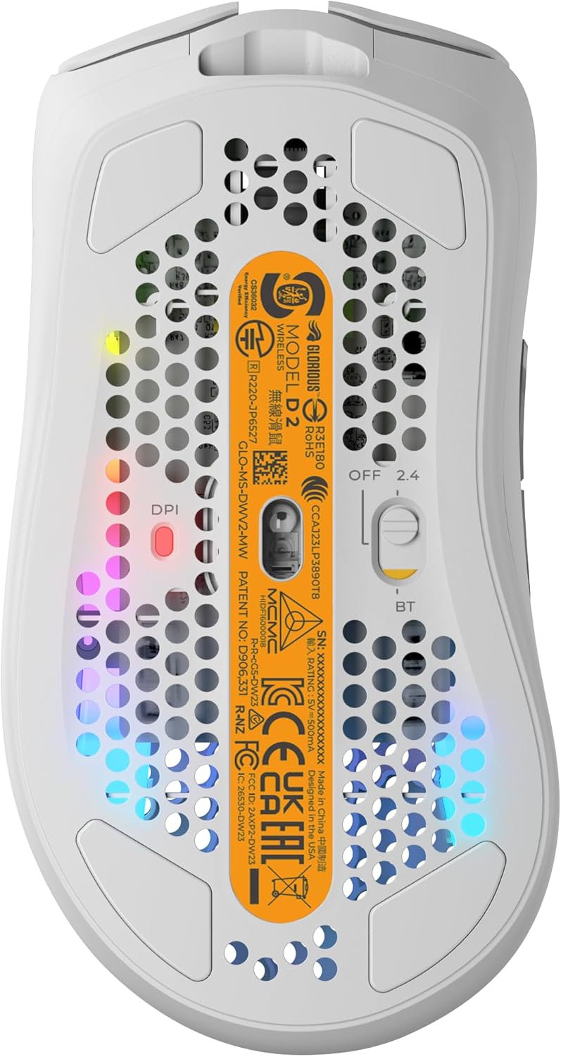 GLORIOUS Gaming Model D 2 Wireless Gaming Mouse - superleicht 66g, bis zu 210h Batterie, 26K Opt. Se