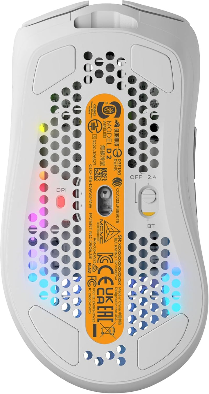 GLORIOUS Gaming Model D 2 Wireless Gaming Mouse - superleicht 66g, bis zu 210h Batterie, 26K Opt. Se