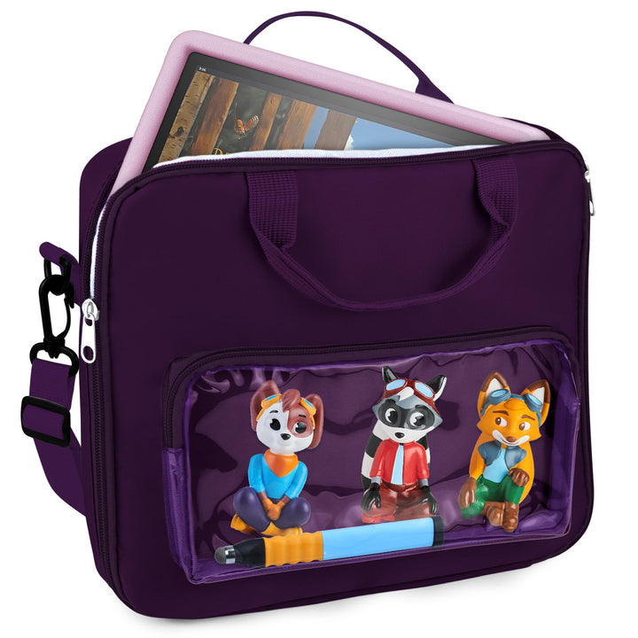 Gaga city Sammel-Mäppchen für Edurino Stift und Figur, Tragetasche für 8 bis 10 Zoll Kinder Tablet,