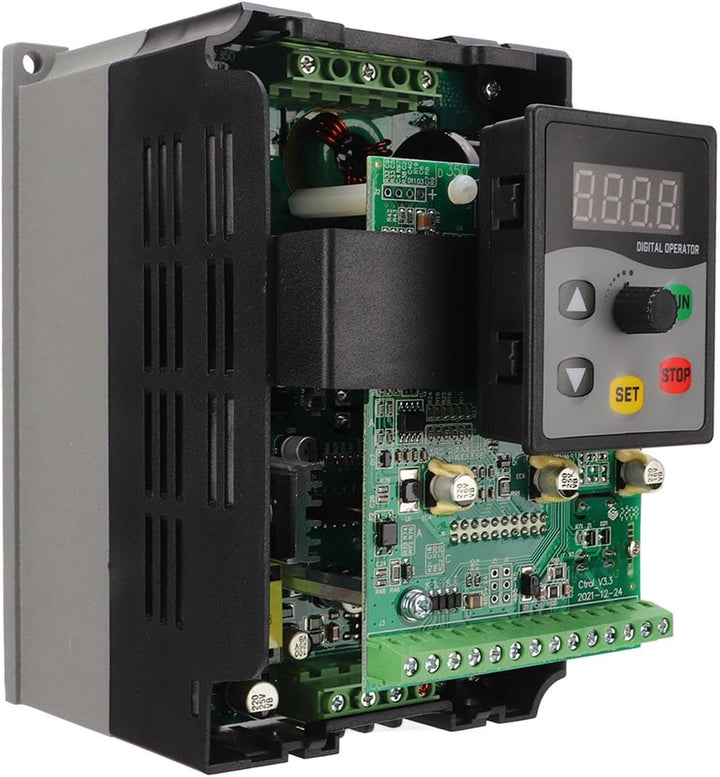 Luqeeg VFD 3 Phasen - Motorantrieb mit Variabler Frequenz, 380-440 V Eingang 0-440 V Ausgang, 0,75 K