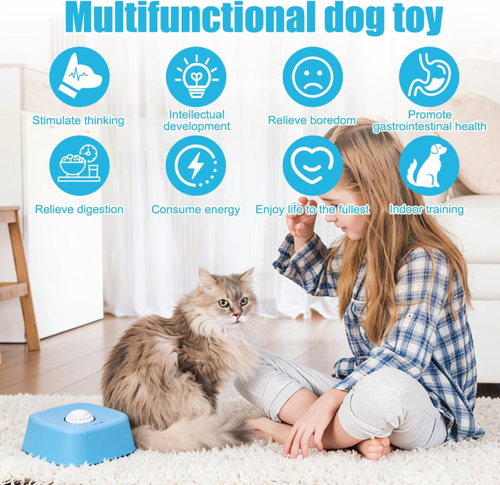 Schleckball Hund, Lick Bowl Für Hunde, Hundelickspielzeug, PP Nassfutter Lick Pad mit Saugnapfbecher