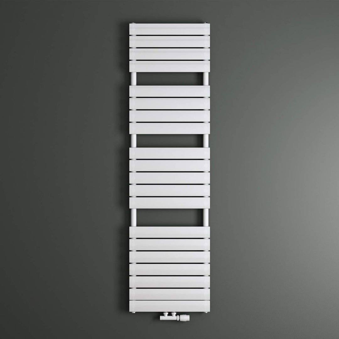 Mai & Mai Badheizkörper Handtuchheizkörper Handtuchhalter Heizkörper bad flach 180x60cm in Weiss Sei