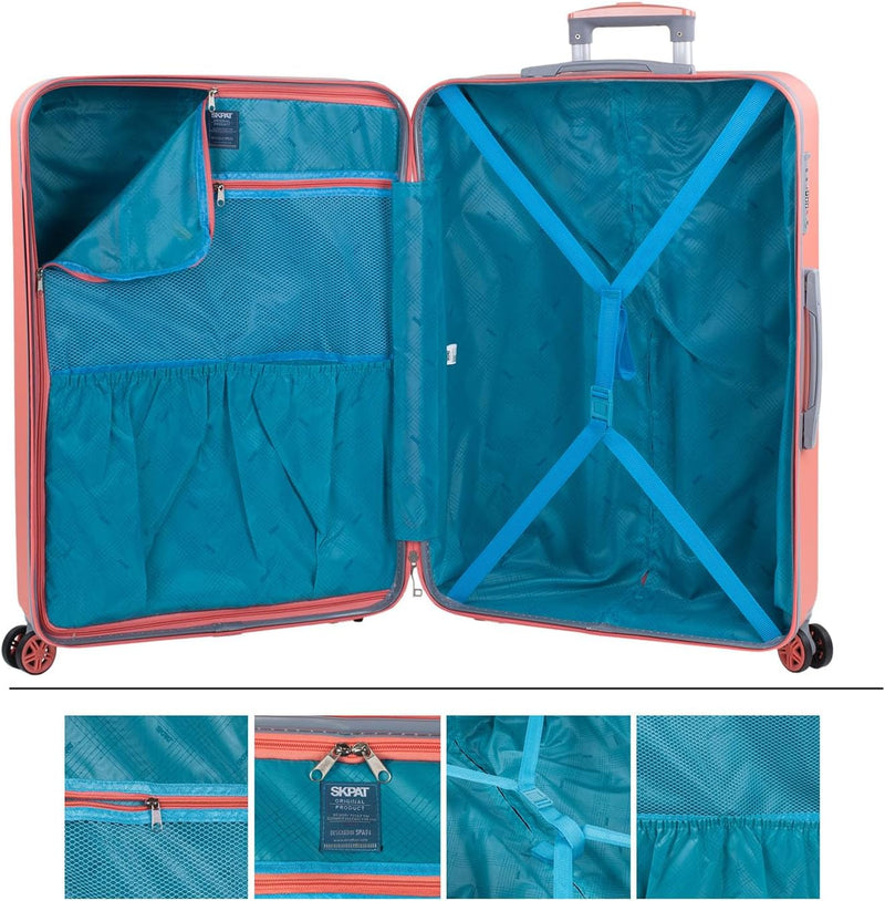 SKPAT - Gepäck-Sets, Reisekoffer, Reisekoffer Set, Kofferset, Hartschalenkoffer, Trolley-Set, Luggag