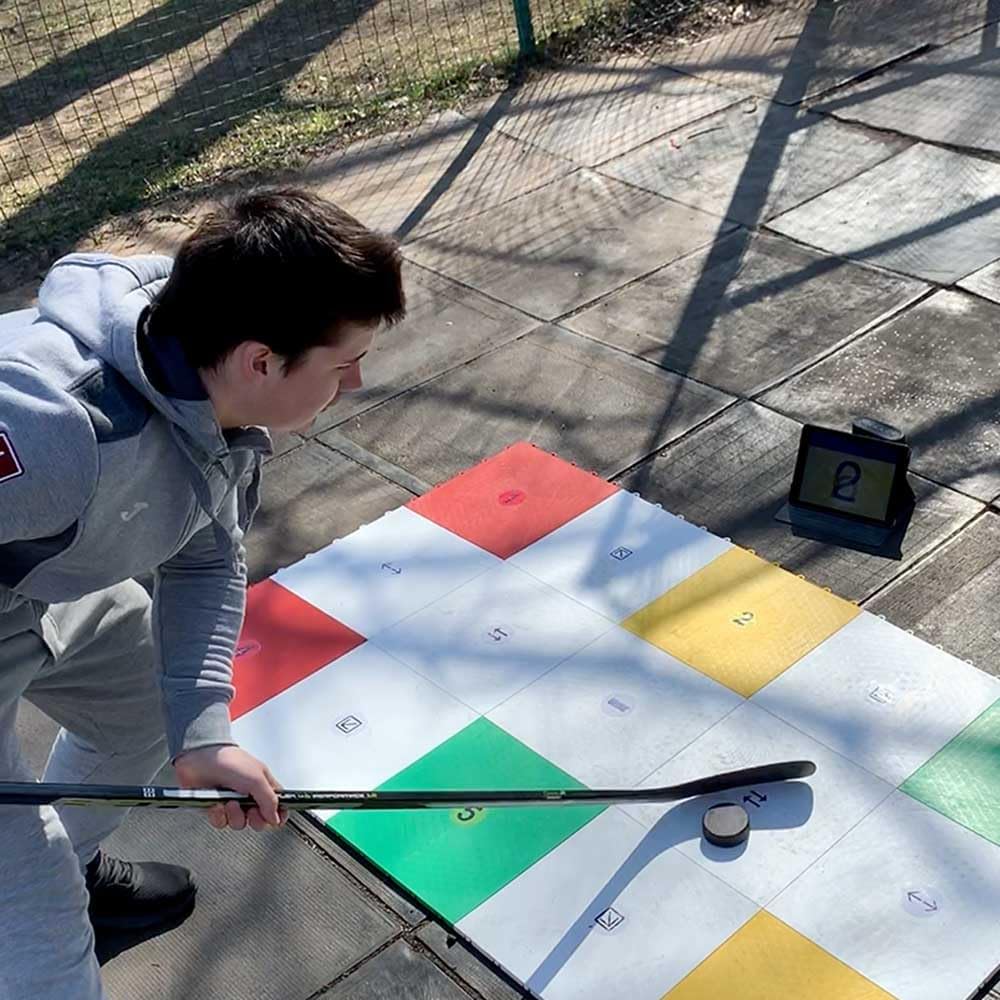 Hockey Revolution Training Surface Systems - Professional Tile Set for Stick Technique Training, Pro