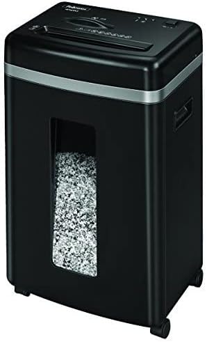 Fellowes Aktenvernichter High Security 9 Blatt (P5), Papierschredder für Büro und Homeoffice, Powers