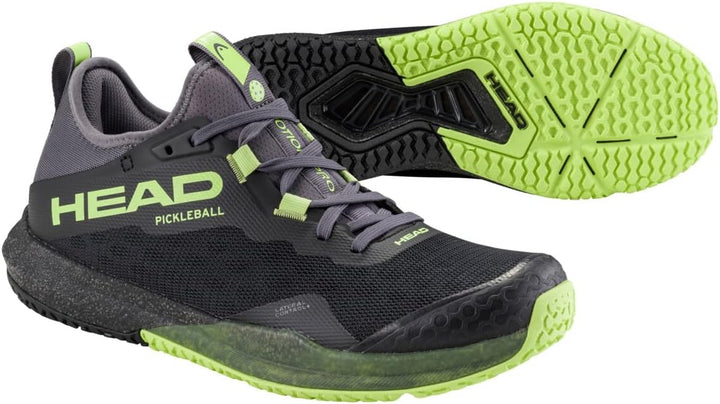 HEAD Herren Motion Pro Pickleball MenPickleball Shoes 46.5 EU Black Lime, 46.5 EU Black Lime
