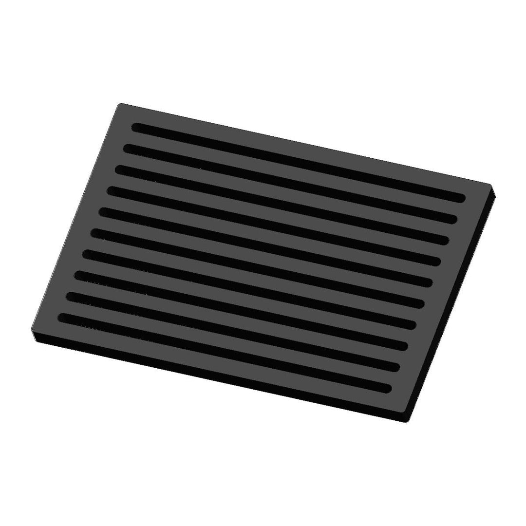 Kaminrost/Ascherost Eckig 200 x 140 x 15 mm passend für Leda ** Kaminöfen inkl. Modellübersicht - As