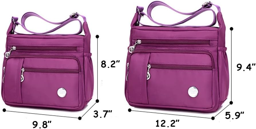 JONON Damen-Umhängetasche, Umhängetasche, modisch, Tragegriff, Handtasche, geräumig, mehrere Taschen