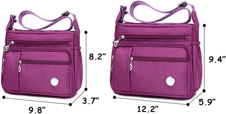 JONON Damen-Umhängetasche, Umhängetasche, modisch, Tragegriff, Handtasche, geräumig, mehrere Taschen