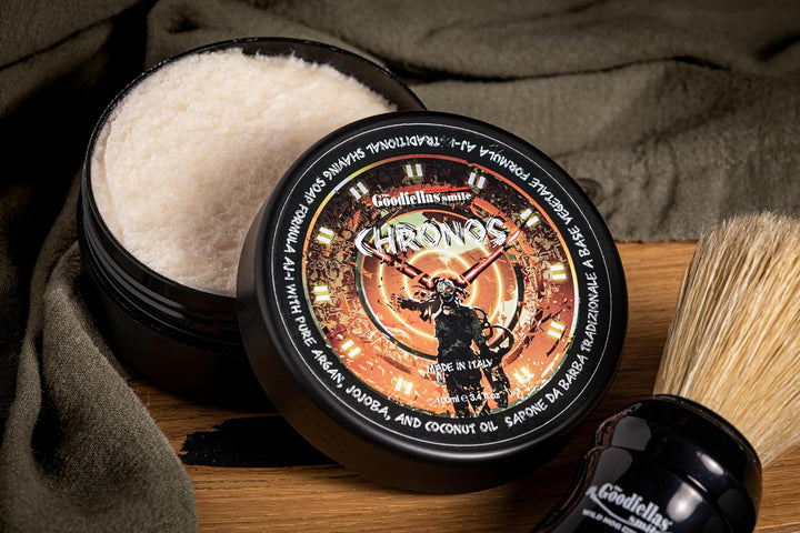 The Goodfellas' smile GOODFELLAS' SMILE Duo Set Chronos. Shaving Soap and Aftershave, 250 ml