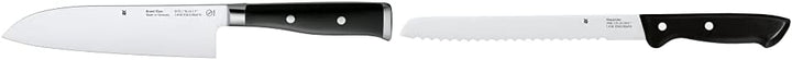 WMF Grand Class Santokumesser 33 cm, Spezialklingenstahl, Griff vernietet, 18 cm & Classic Line Brot