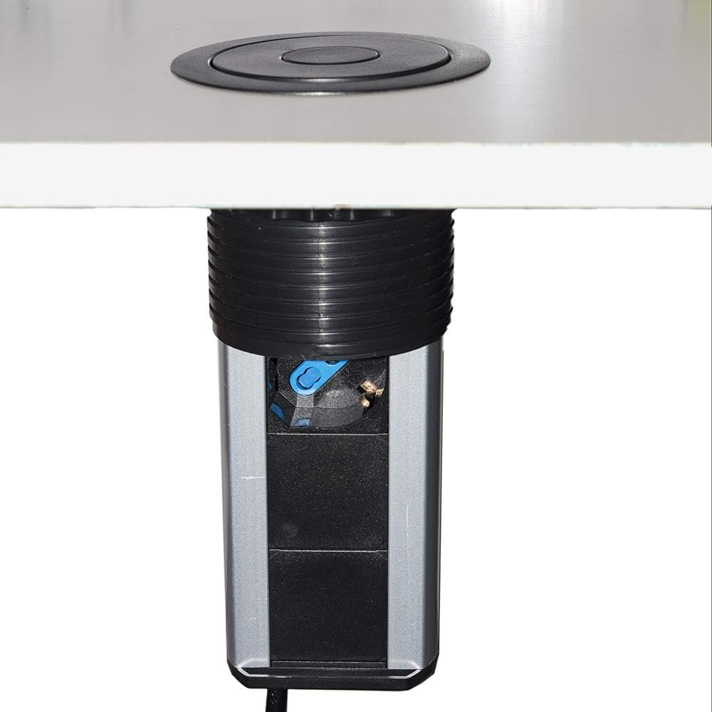 LINK lkmpt01 versenkbare Tischsteckdose mit 2 Steckdosen 16 A Weiblich ITA/Schuko