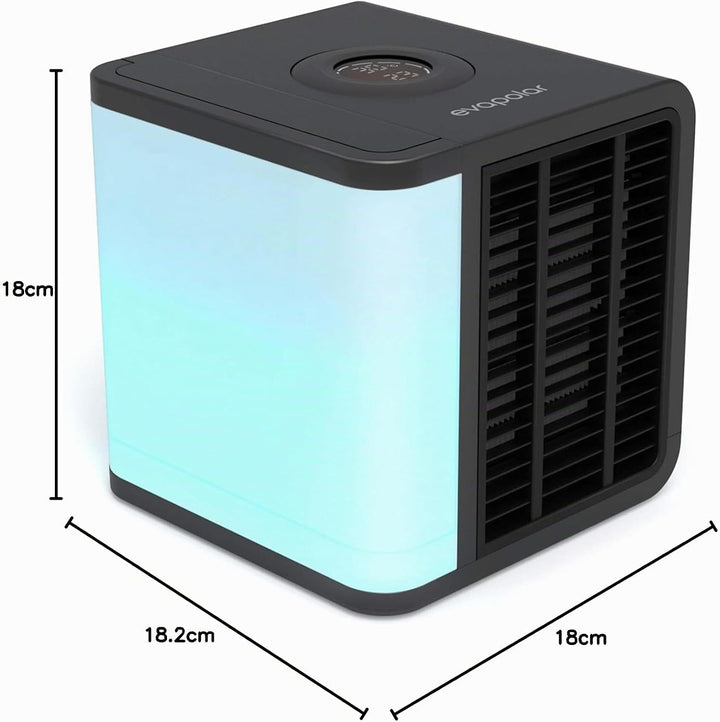Evapolar evaLIGHT Plus Luftkühler &amp; Luftbefeuchter - Tragbarer Kühl-Ventilator mit Vollspektrum-LED-