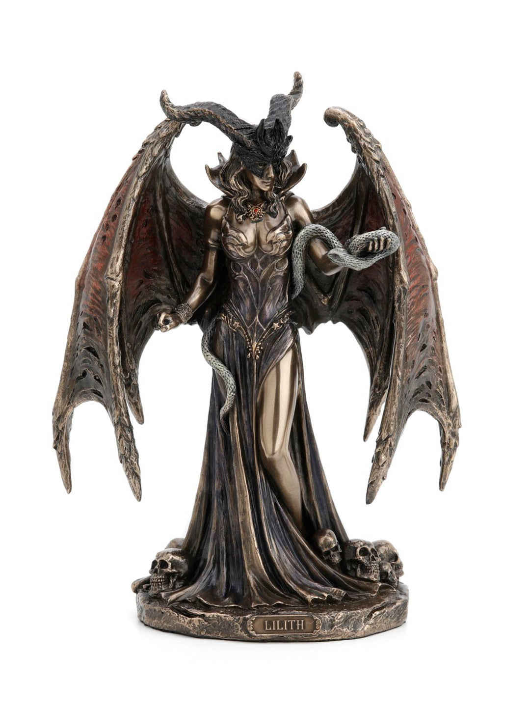 Figur Lilith, Dämon und Erste Frau von Adam, Antic Line, H 22 cm