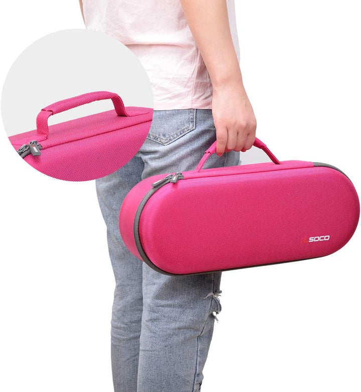 RLSOCO Tasche für Dyson Supersonic Hair Dryer/Supersonic Haartrockner &amp; Modell HD15/HD08（Dunkelrosa）