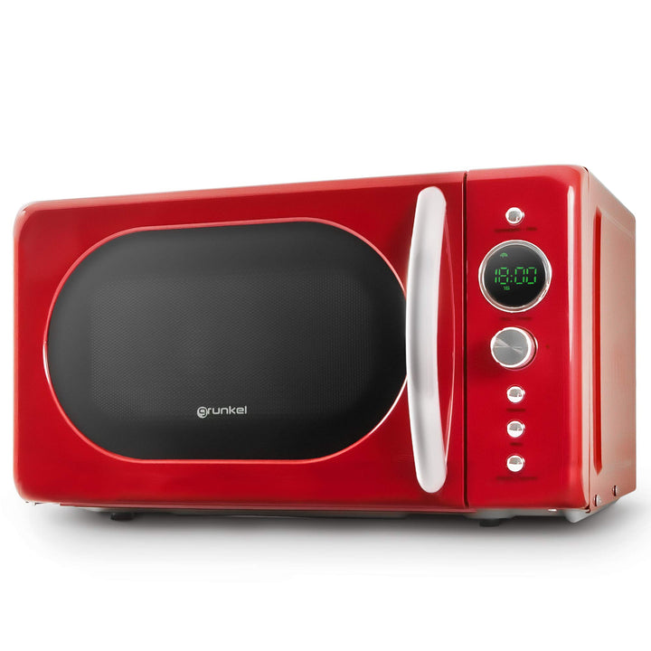 Grunkel MW-DG R - Microwave made of stainless steel Rot, Rot
