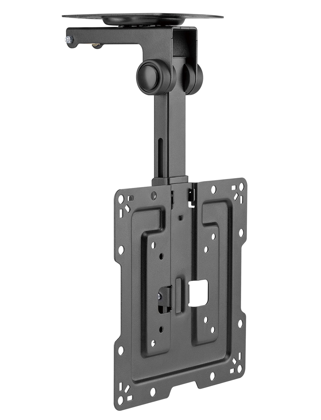 HALTERUNGSPROFI Premium TV Deckenhalterung, bis zu 105° neigbar für Dachschrägen, Höhe verstellbar,