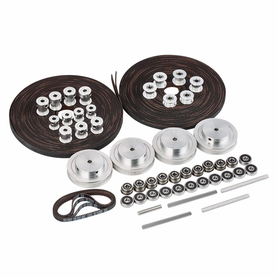 Corexy Motion Parts GT2 LL-2GT RF offene Riemen, 2GT 16T 20T 80T Riemenscheibe, 188 mm Riemenwellenl