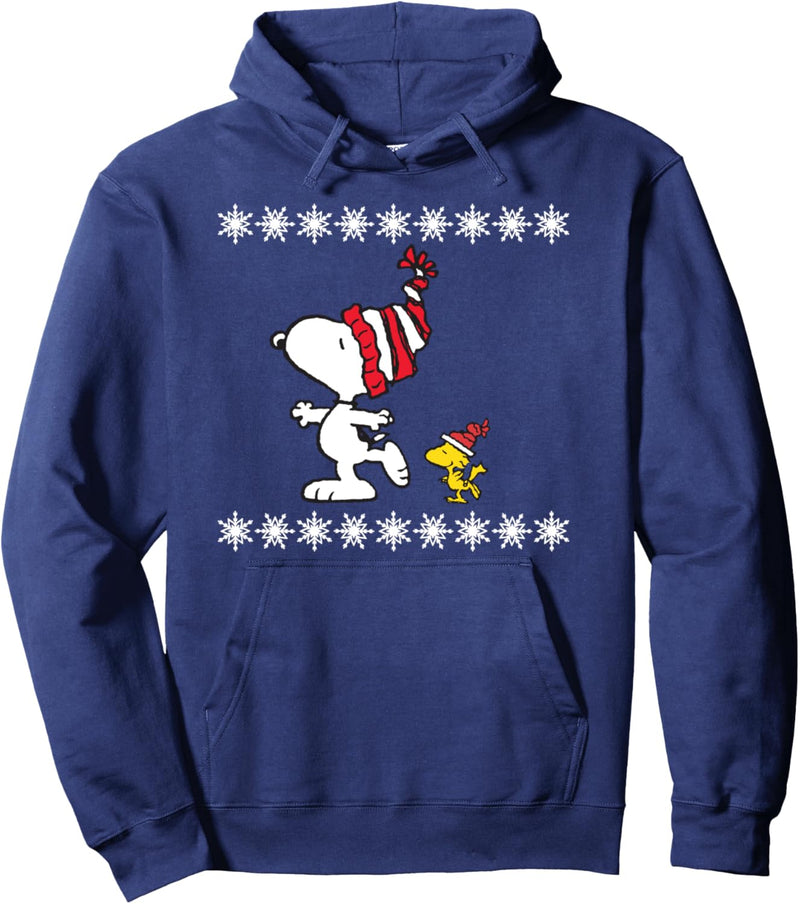 Peanuts Weihnachten Schlittschuh Pullover Hoodie