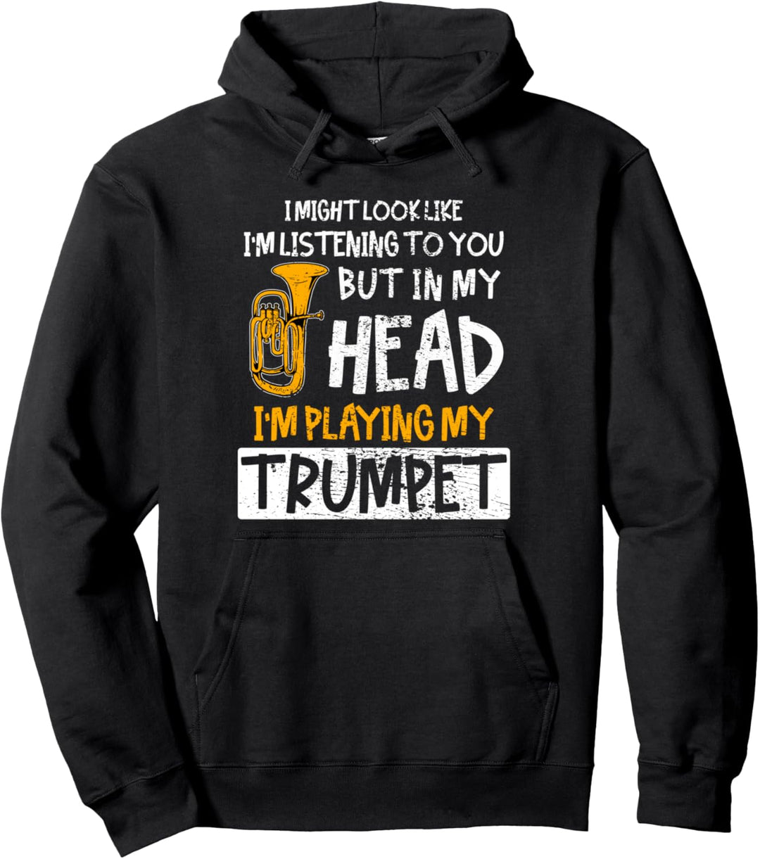 Trompete Vintage Pullover Hoodie