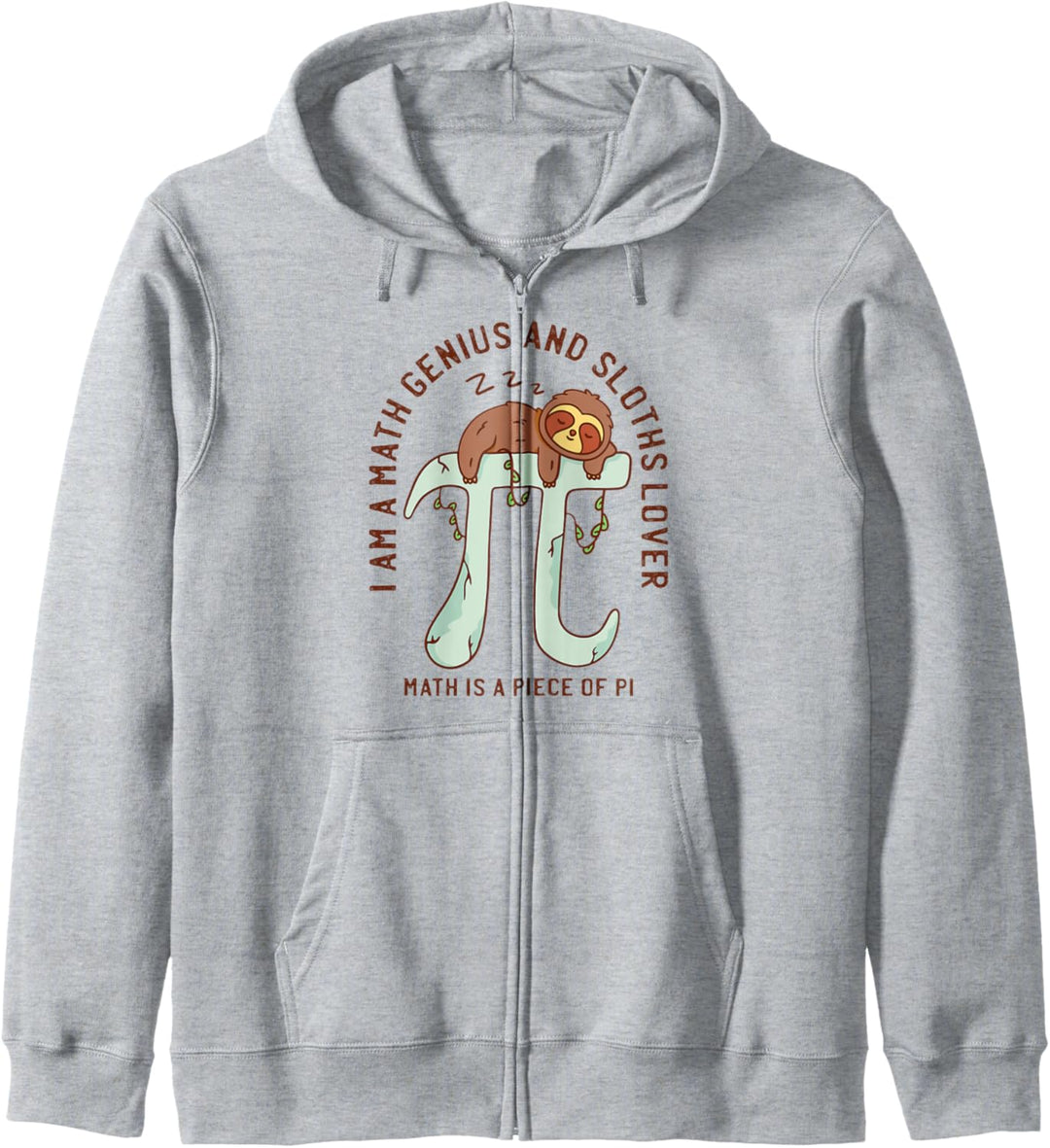 Mathe Genie Faultier T-Shirt I Mathematik Pi Day Kapuzenjacke