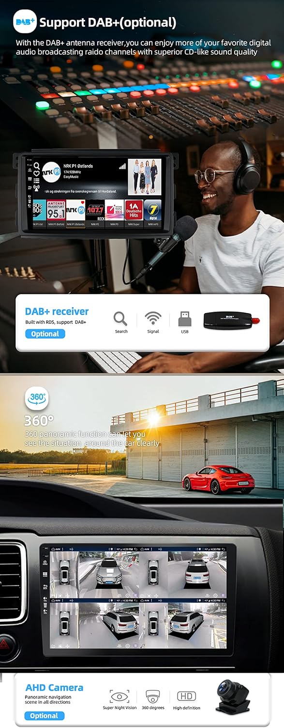 JOYX - 6G+128G - Android 15 IPS Autoradio Passt für Benz Smart fortwo 451 (2005-2010) - Kabellos Car