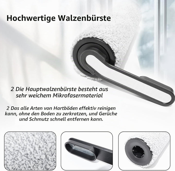 Bürstenrolle + Filter Ersatzteile für Tineco Floor One S5 Combo / S5 Combo Power Kit Nass und Trocke