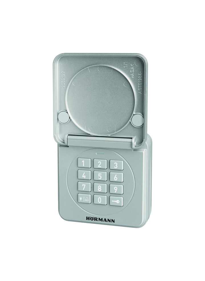 Hörmann Funk-Codetaster FCT 10-1 BS (868 MHz, für bis zu 10 Torantriebe, Tastatur beleuchtet, Klappd