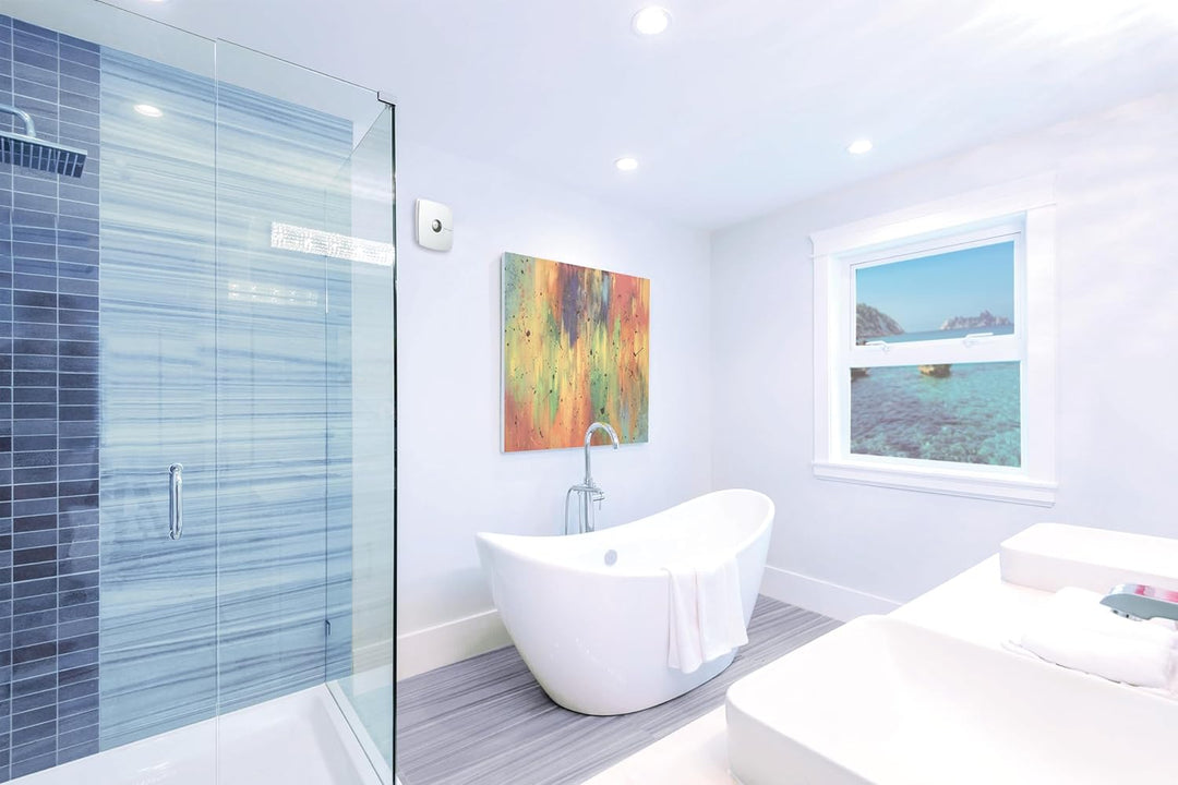 X-MART 10 - Abluftventilator für das Bad - Serienmässig - Schraubenlose Befestigung & Einfache Reini