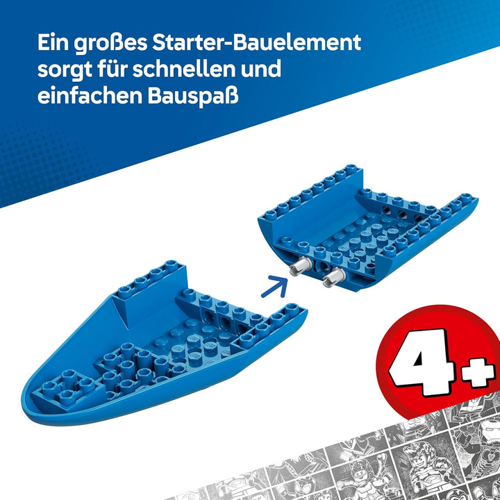 LEGO ǀ Piratenschiff von Spideys Team - Superhelden Set mit einem Schiffsmodell, 2 Booten, 4 Minifig