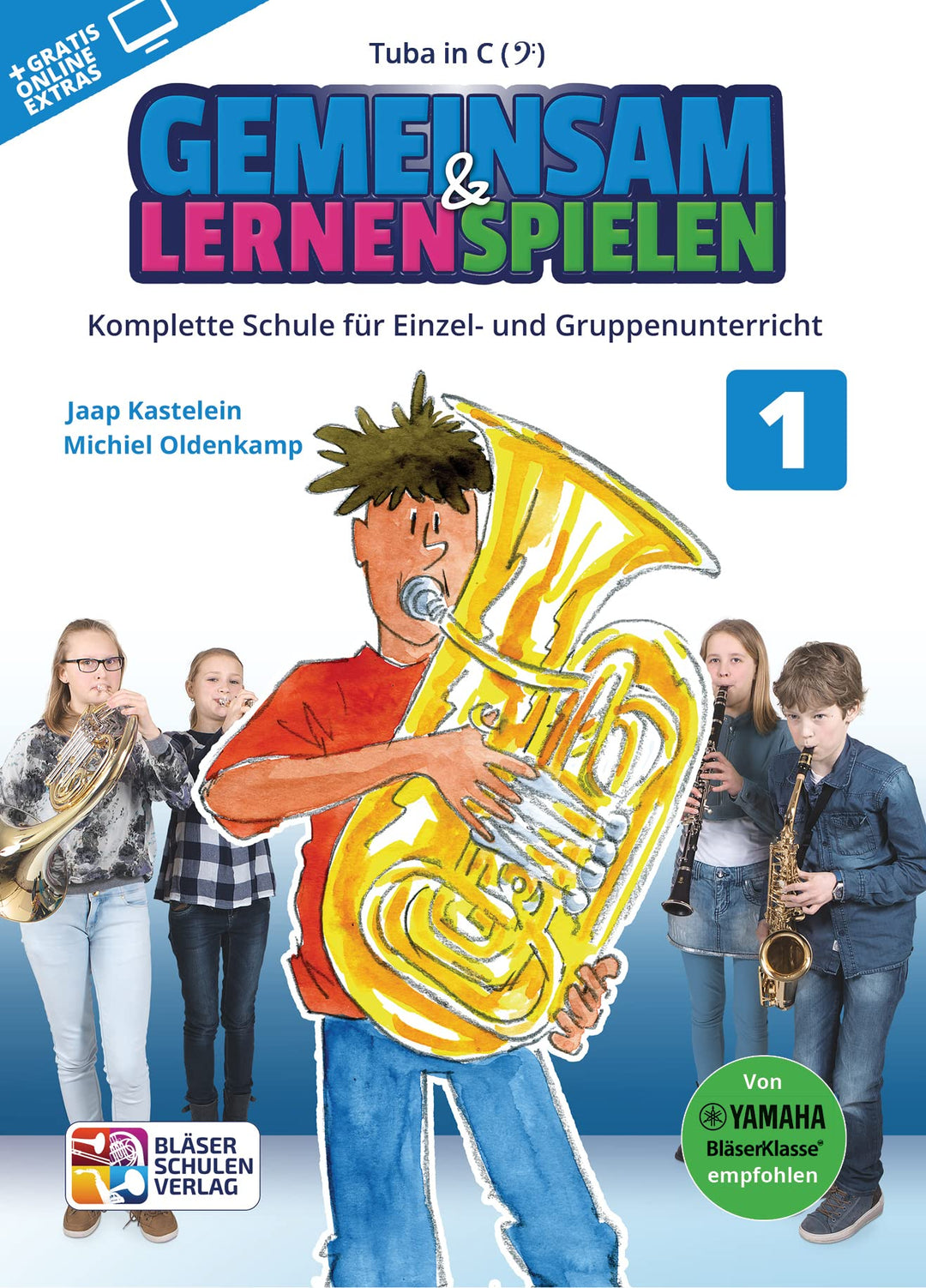 Gemeinsam lernen & spielen Band 1 (+Online-Access) : für Bläserklasse (Blasorchester) Tuba