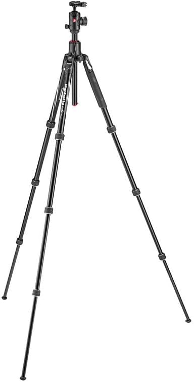 Manfrotto Befree GT XPRO Aluminium Kamerastativ,496 Kugelkopf, Twist Lock-System, 90-Grad, 200PL-PRO