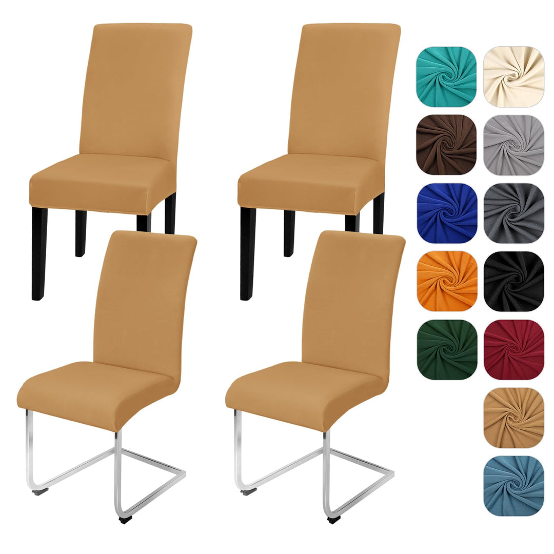 Yugarlibi Stuhlhussen 4er Set Stretch Stuhlhussen Schwingstuhl Elastische Hussen Stuhlbezug Abnehmba