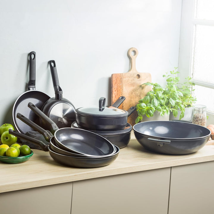 BK Wokpfanne Easy Induction Aluminium - ø 36 cm / 7.5 Liter - Keramische Antihaftbeschichtung