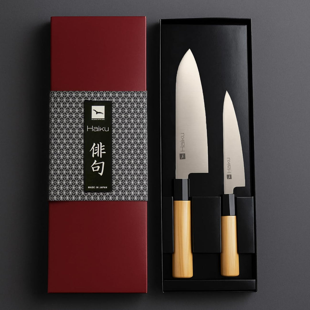 Haiku Messerset, Santoku + kleines Kochmesser, HSET1