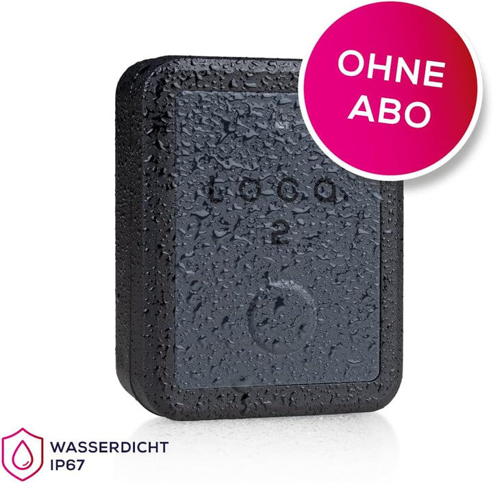 Loca 2 GPS-Tracker - Kein Abonnement oder SIM-Karte - 3 Jahre Batterielebensdauer - Wasserdicht - Be
