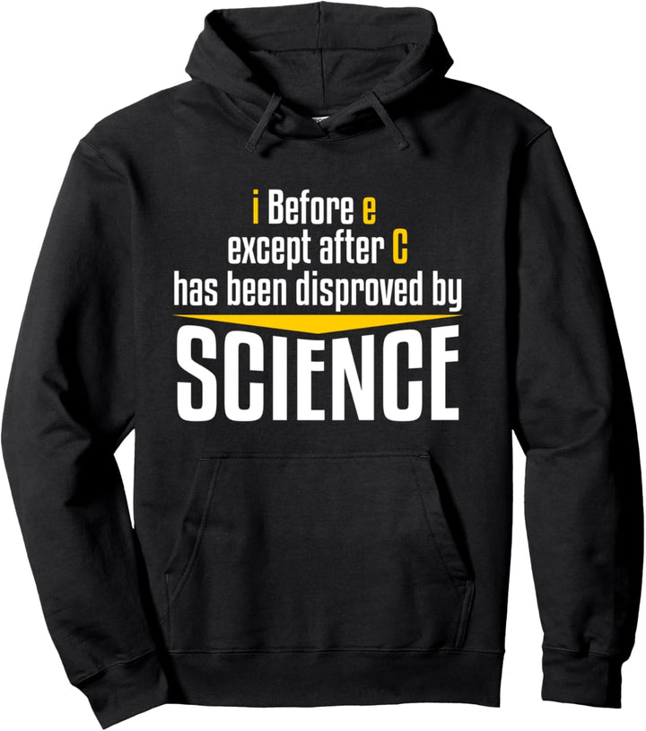 I vor E ausser nach C lustig sarkastische englische Grammatik Pullover Hoodie