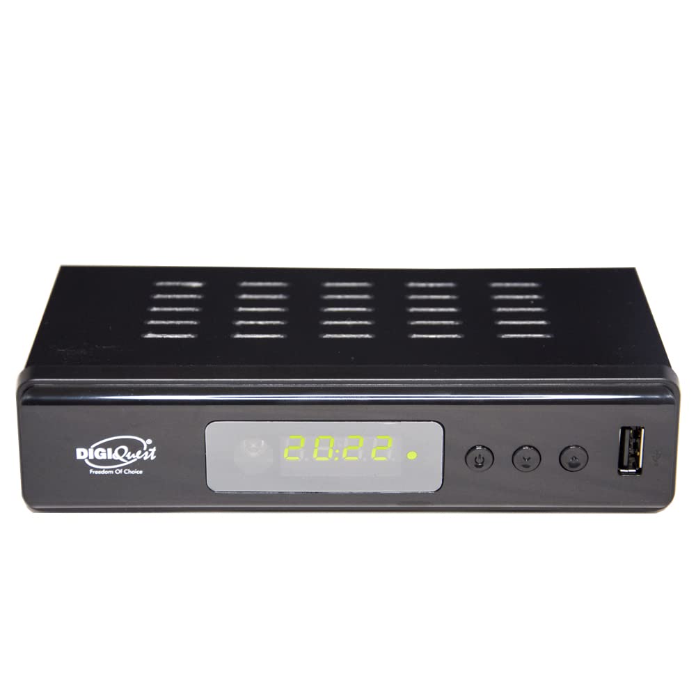 Digiquest Twin Tuner Rec - Digitaler terrestrischer Decoder DVB-T2, Full HD - Small Edition - Videor