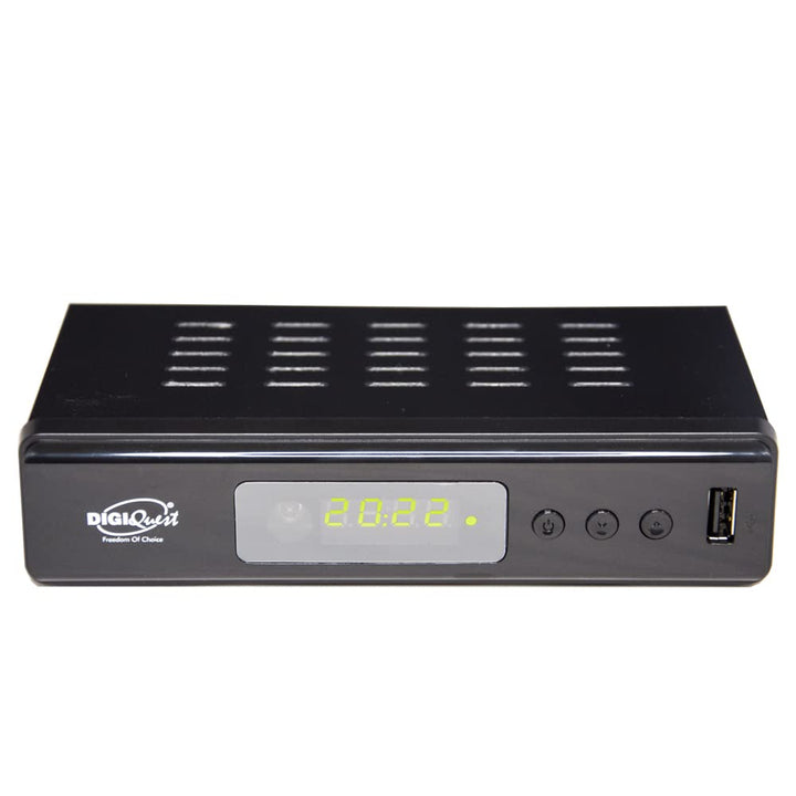Digiquest Twin Tuner Rec - Digitaler terrestrischer Decoder DVB-T2, Full HD - Small Edition - Videor