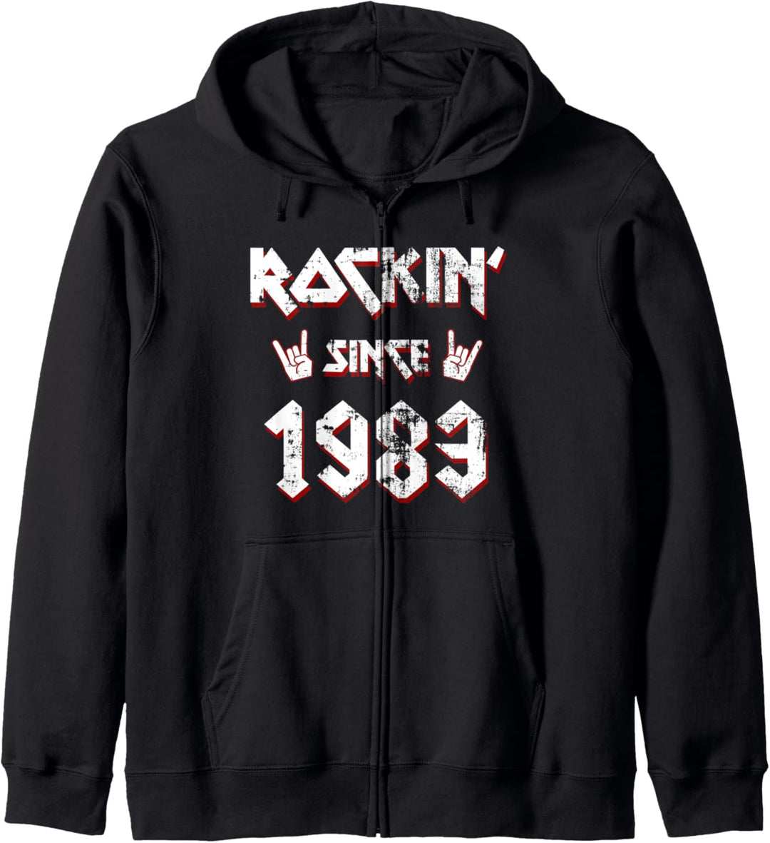 Rockin Since 1983 39 Jahre Alt Geburtstagsgeschenk Kapuzenjacke