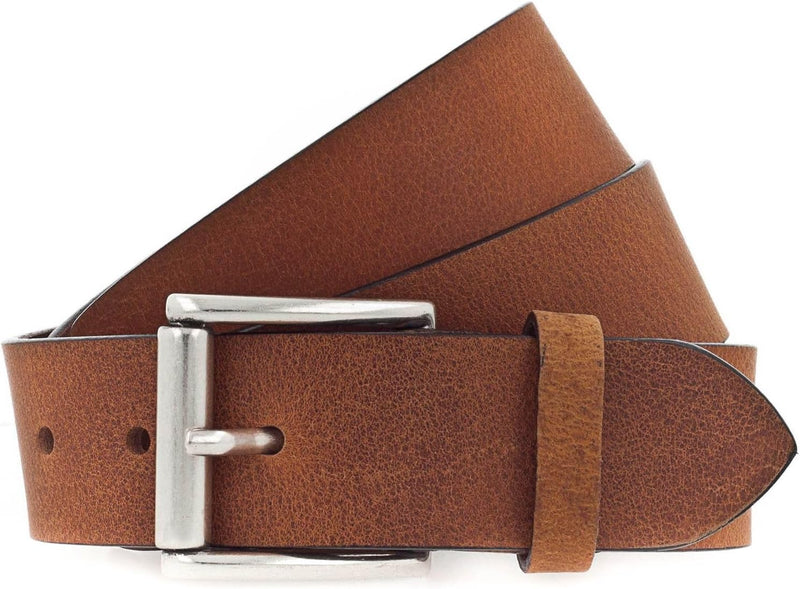 Vanzetti Classics 40mm Full Leather Belt W115 Cognac - kürzbar